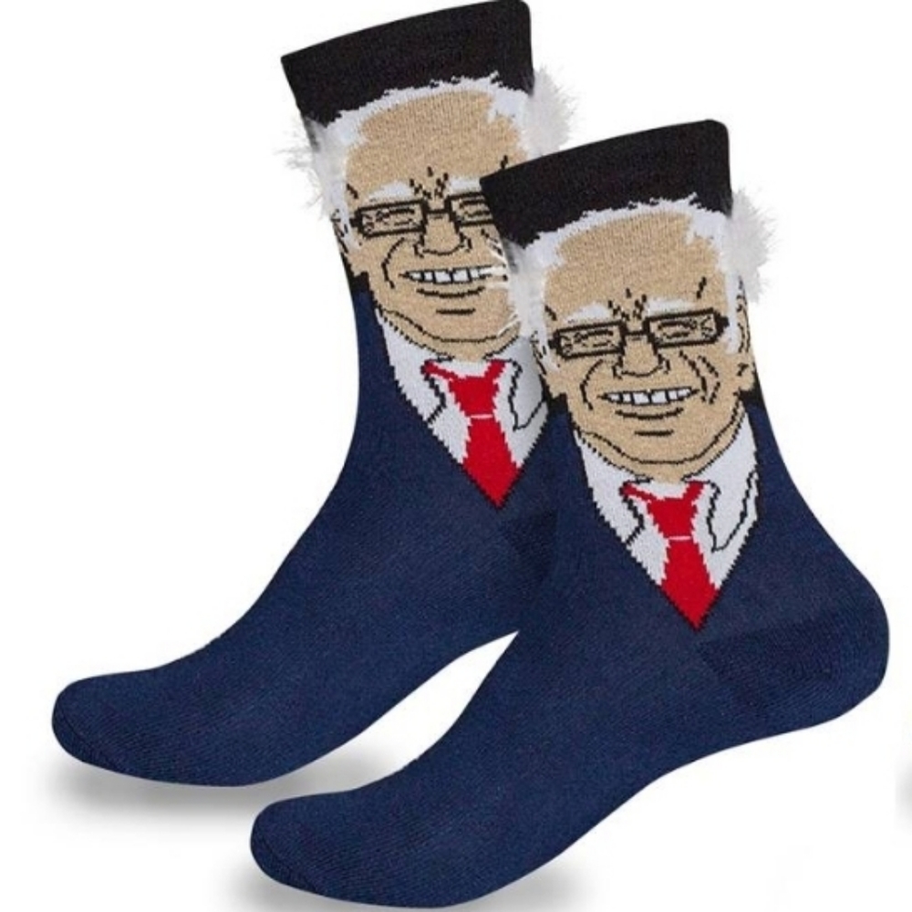 NWOT Bernie Sanders Novelty Socks